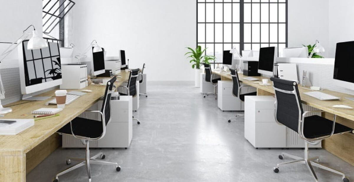 Kích thước bàn ghế làm việc văn phòng theo tiêu chuẩn