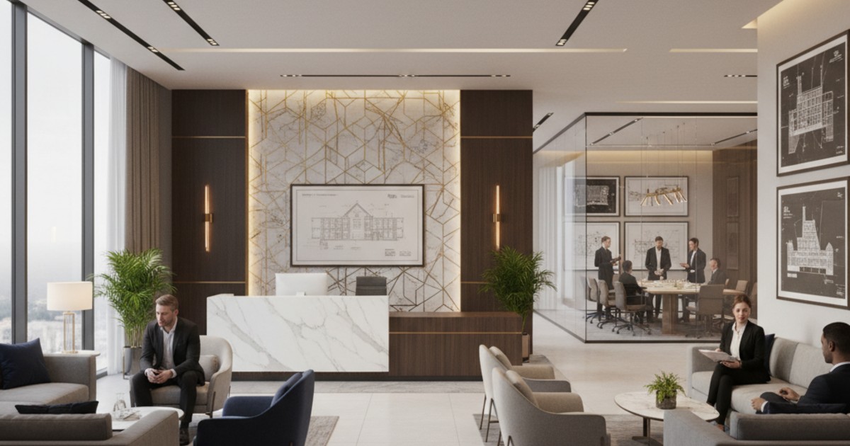Tại sao decor văn phòng bất động sản lại quan trọng