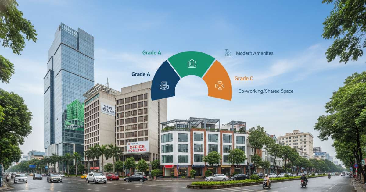 Phân khúc và đặc điểm các tòa nhà cho thuê văn phòng Hoàng Quốc Việt