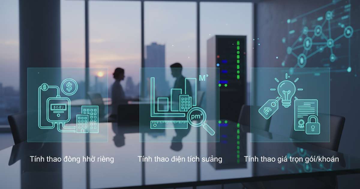 Các phương thức tính giá điện cho thuê văn phòng phổ biến