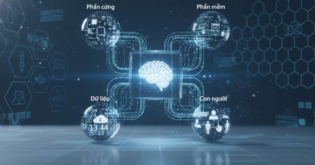 Các thành phần cơ bản cấu thành hệ thống tin học máy tính