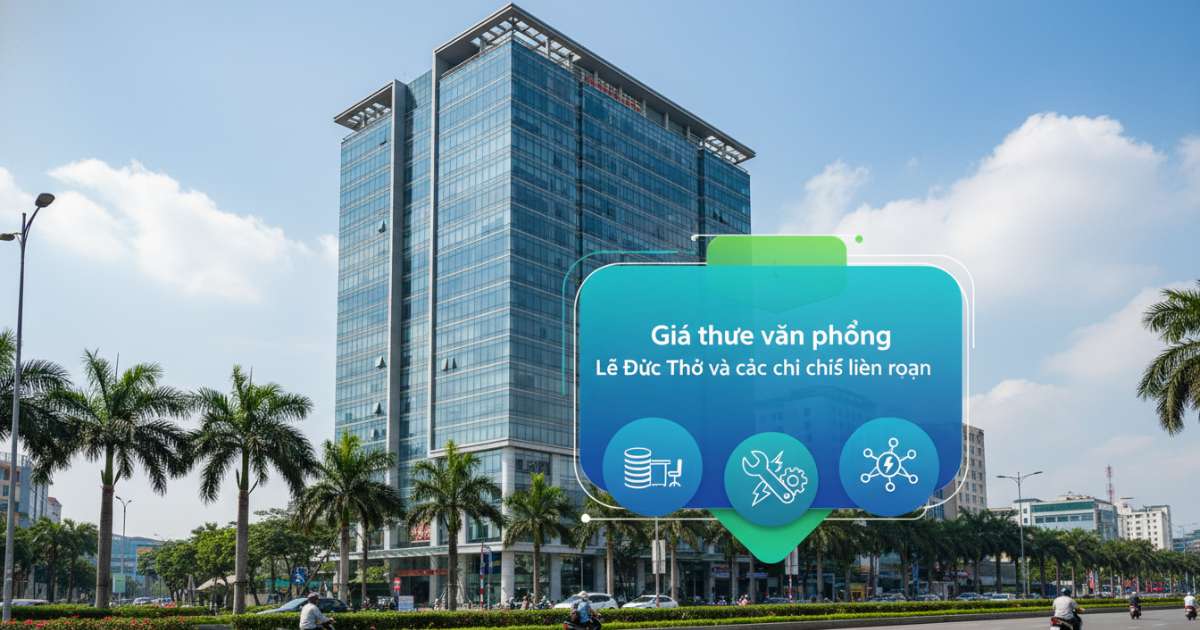 Giá thuê văn phòng lê đức thọ và các chi phí liên quan