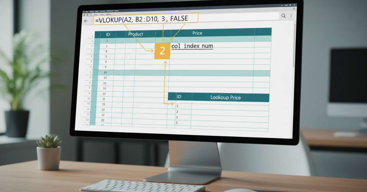 Hướng dẫn cách dùng công thức vlookup cơ bản nhất