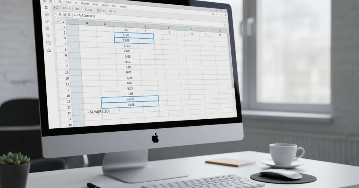 Hướng dẫn chi tiết hàm sum trong excel để tính tổng