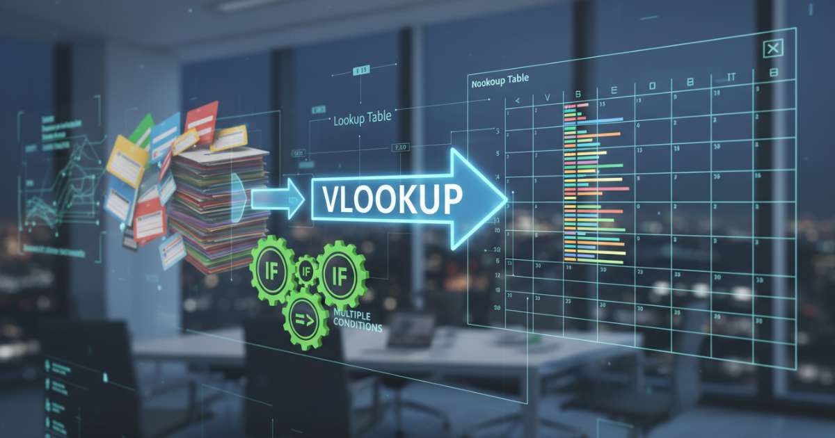 Tại sao cần sử dụng hàm vlookup kết hợp hàm if nhiều điều kiện