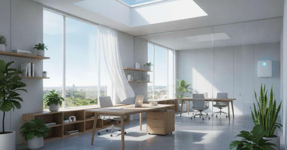 Tầm quan trọng của ánh sáng và không khí trong phòng làm việc hiện đại
