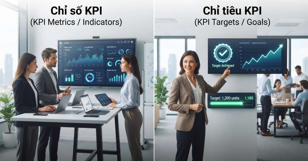 Phân biệt chỉ tiêu kpi và chỉ số kpi trong quản trị