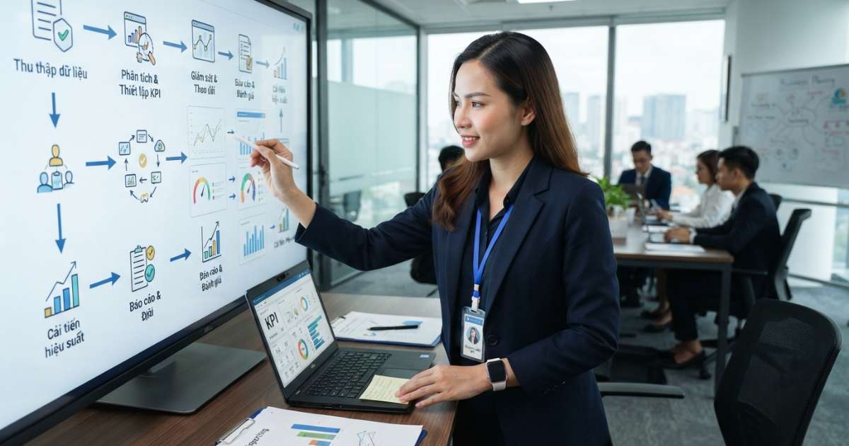 Quy trình làm việc của chuyên viên KPI trong doanh nghiệp