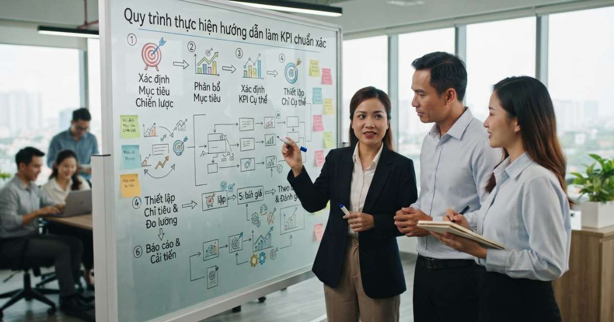 Quy trình thực hiện hướng dẫn làm KPI chuẩn xác