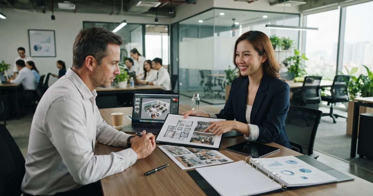 báo giá thiết kế nội thất văn phòng