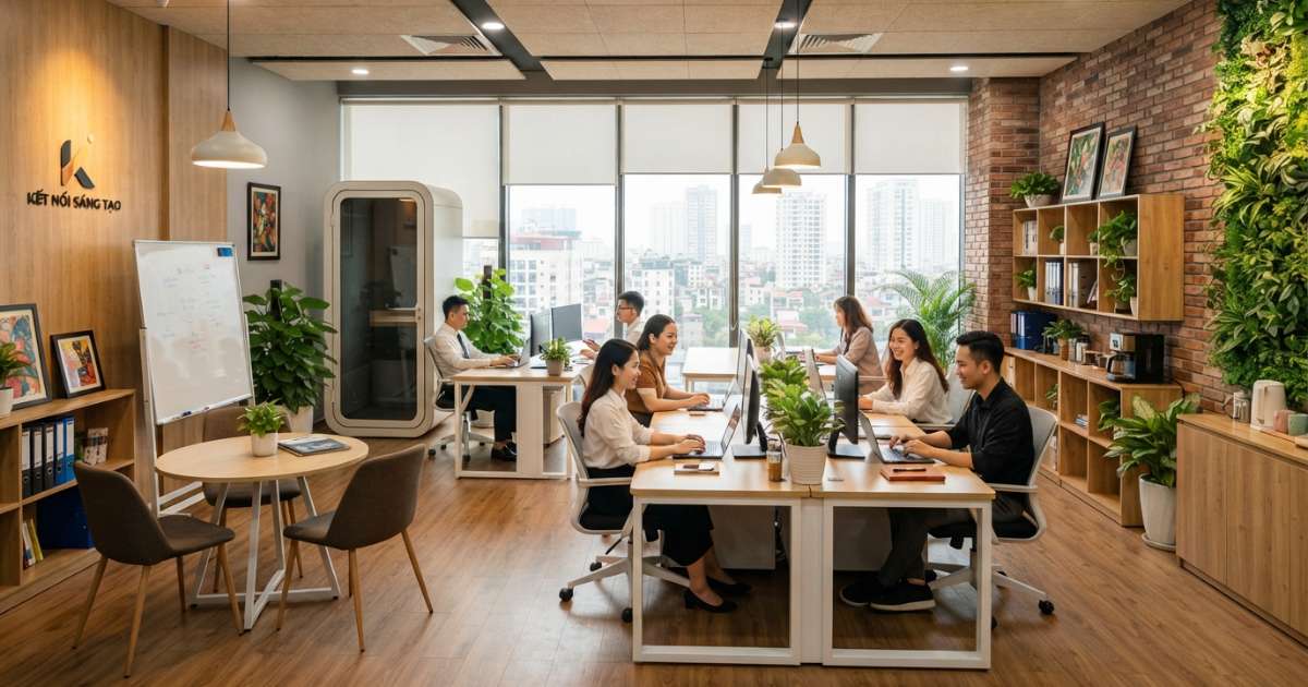 Các nguyên tắc vàng khi thiết kế văn phòng công ty nhỏ đẹp