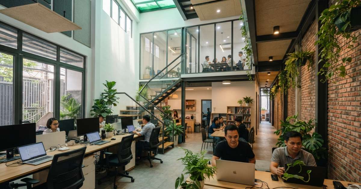 Các Nguyên Tắc Vàng Khi Thiết Kế Văn Phòng Nhà Ống