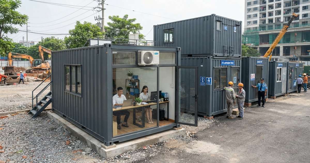 Các Ứng Dụng Phổ Biến Của Container Văn Phòng 20 Feet Trong Thực Tế