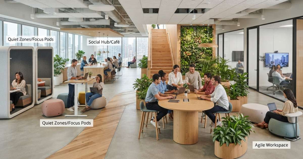 Các xu hướng nổi bật của phong cách thiết kế văn phòng hiện đại