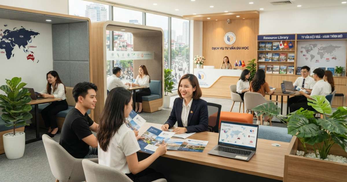 Các yếu tố cốt lõi trong thiết kế văn phòng tư vấn du học hiệu quả
