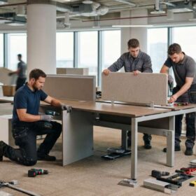 Lắp Đặt Nội Thất Văn Phòng Chuyên Nghiệp Tối Ưu Hiệu Suất Làm Việc