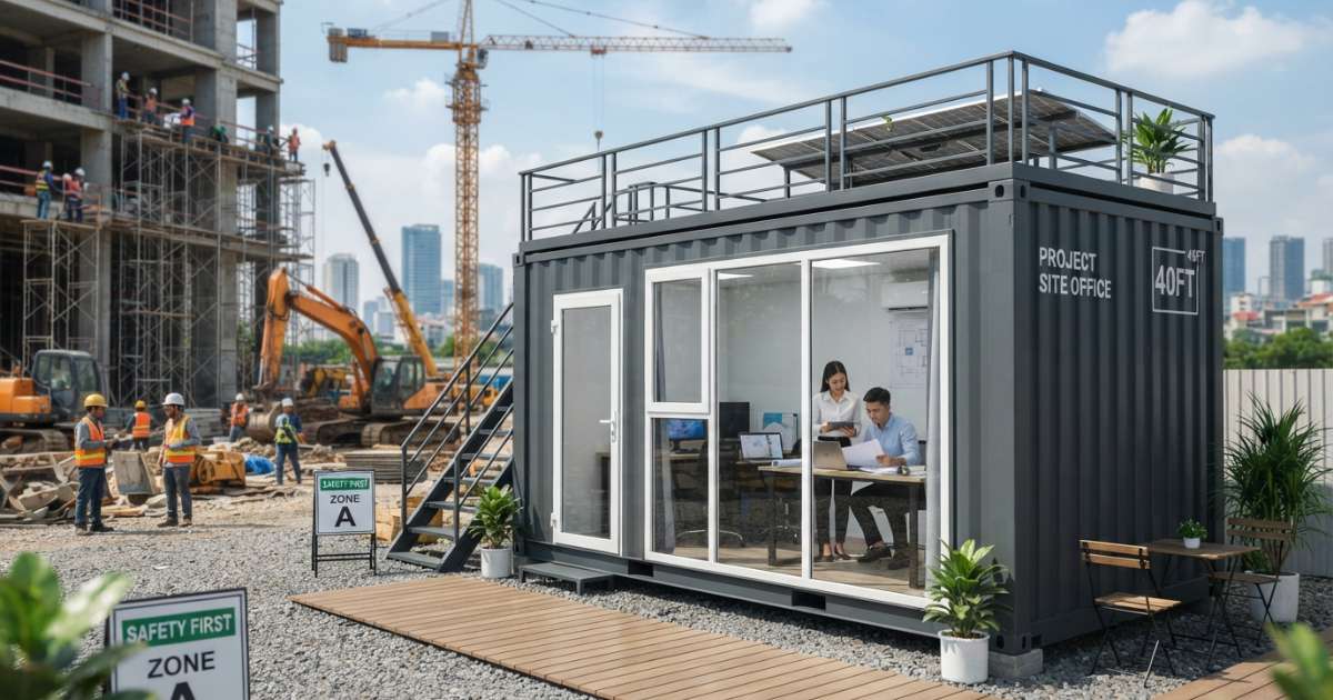 Lợi Ích Kinh Tế Và Sự Linh Hoạt Của Container Văn Phòng 40 Feet