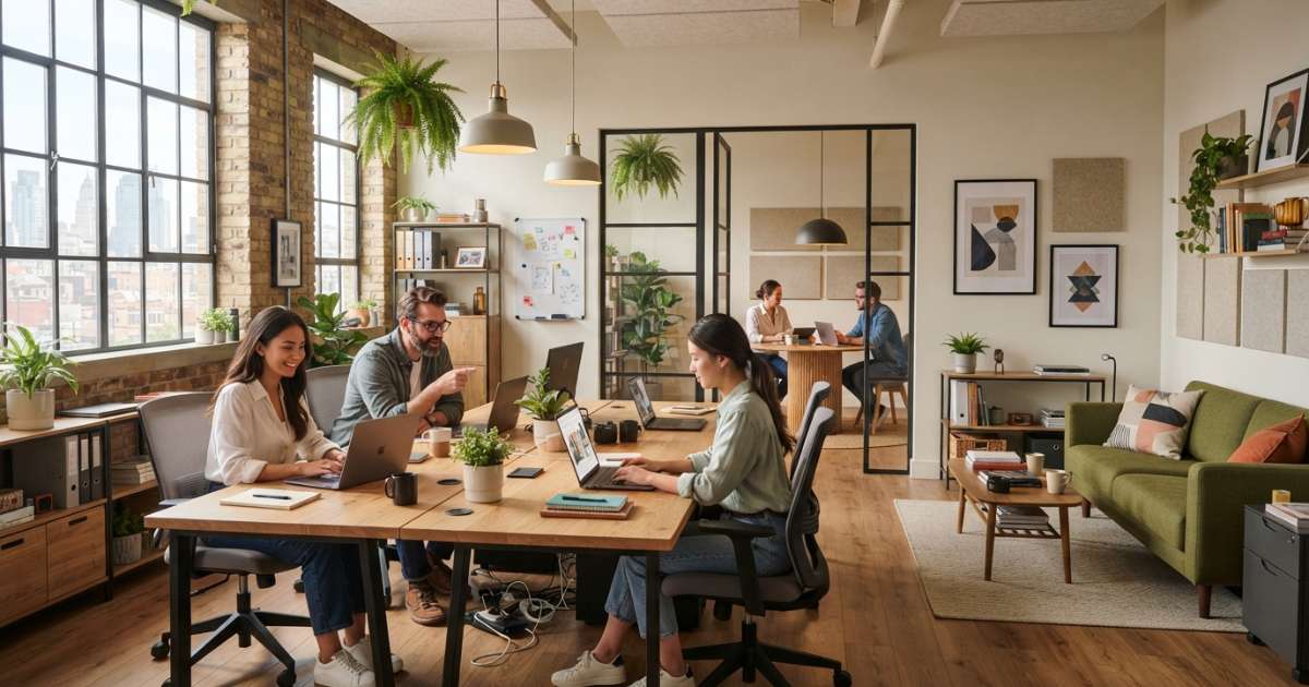 Phong cách thiết kế văn phòng công ty nhỏ đẹp phổ biến