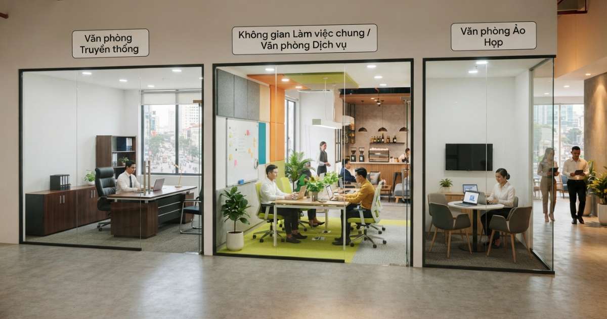 So Sánh Các Hình Thức Cho Thuê Văn Phòng 15m2 Hiện Nay