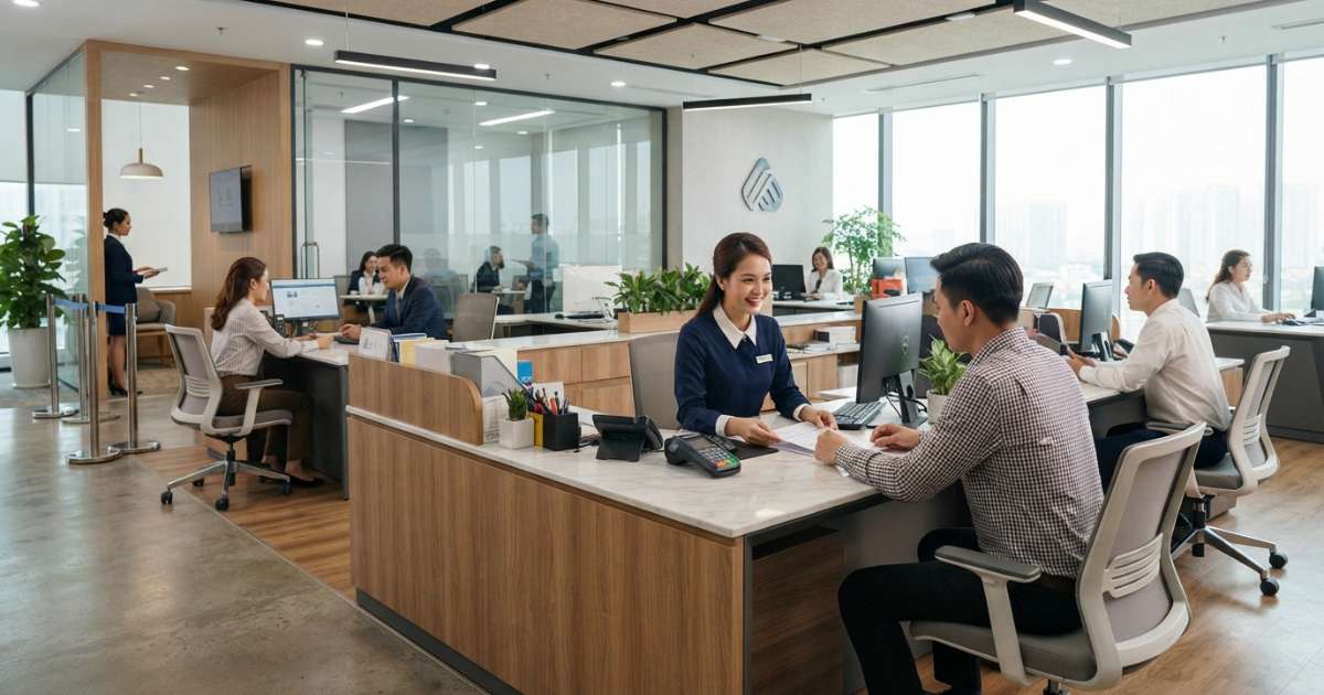 Thiết kế văn phòng giao dịch
