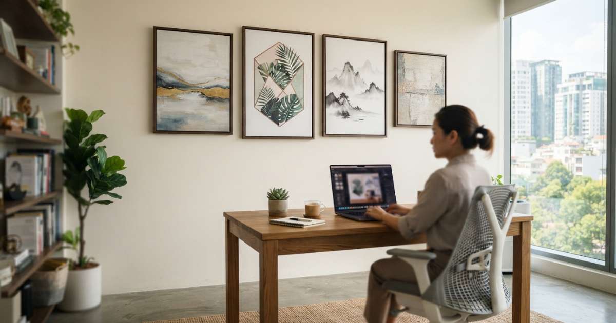Tranh trang trí văn phòng