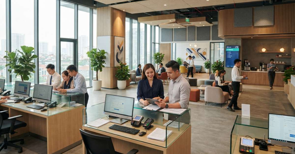 Xu hướng thiết kế văn phòng giao dịch hiện đại